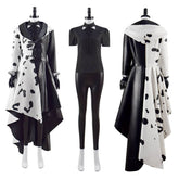 2021 Cruella Dalmatian Coat Costume Cruela Devil Halloween Costumes Ideas ACcosplay
